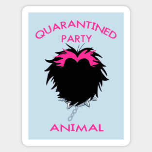 Quarantined Party Animal Sticker